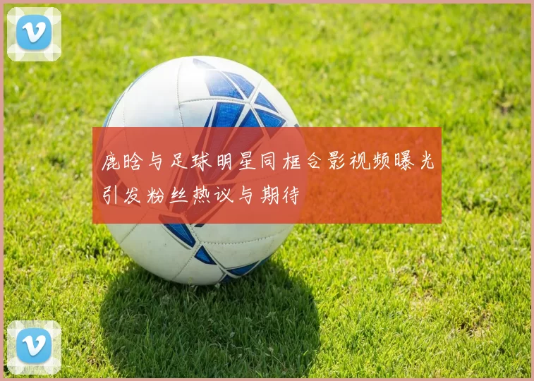 鹿晗与足球明星同框合影视频曝光引发粉丝热议与期待