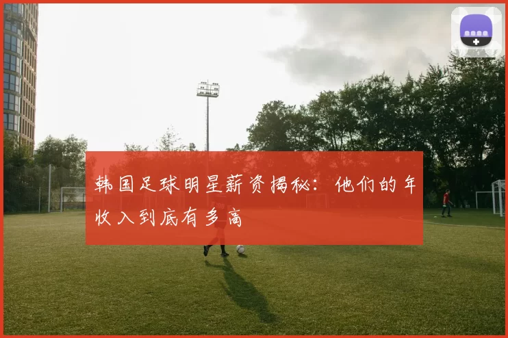 韩国足球明星薪资揭秘：他们的年收入到底有多高